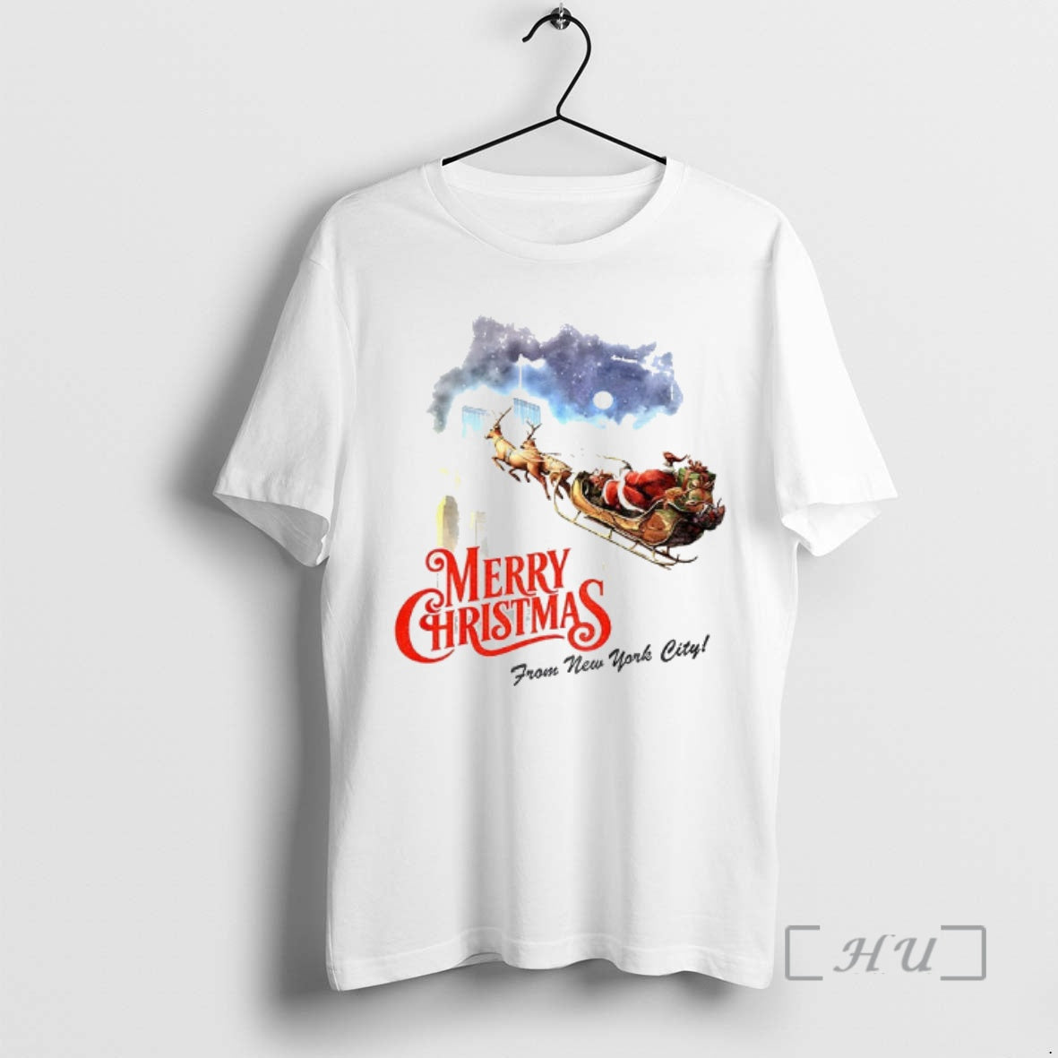 Officials Santa 9 11 Merry Christmas From New York City T-Shirts, Hoodie, Sweatshirt | PureTeeCo.com