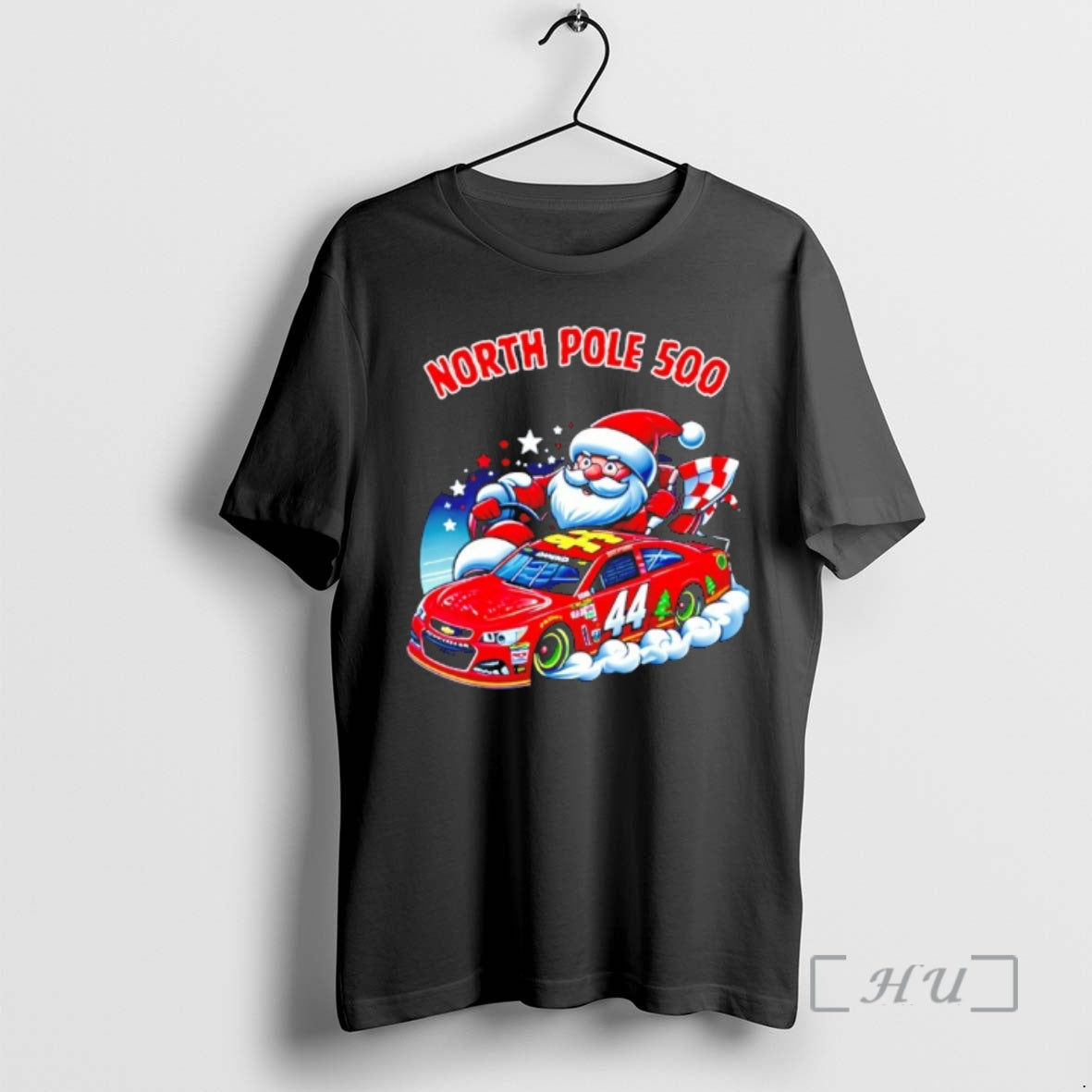 Officials Santa Claus Racing Car North Pole 500 Merry Christmas T-Shirts, Hoodie, Sweatshirt | PureTeeCo.com