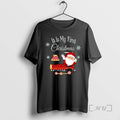 Officials Santa Train It Is My First Christmas Circle Black T-Shirts, Hoodie, Sweatshirt | PureTeeCo.com