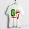 Officials Santa And Grinch Christmas Six Seven 6 7 T-Shirts, Hoodie, Sweatshirt | PureTeeCo.com