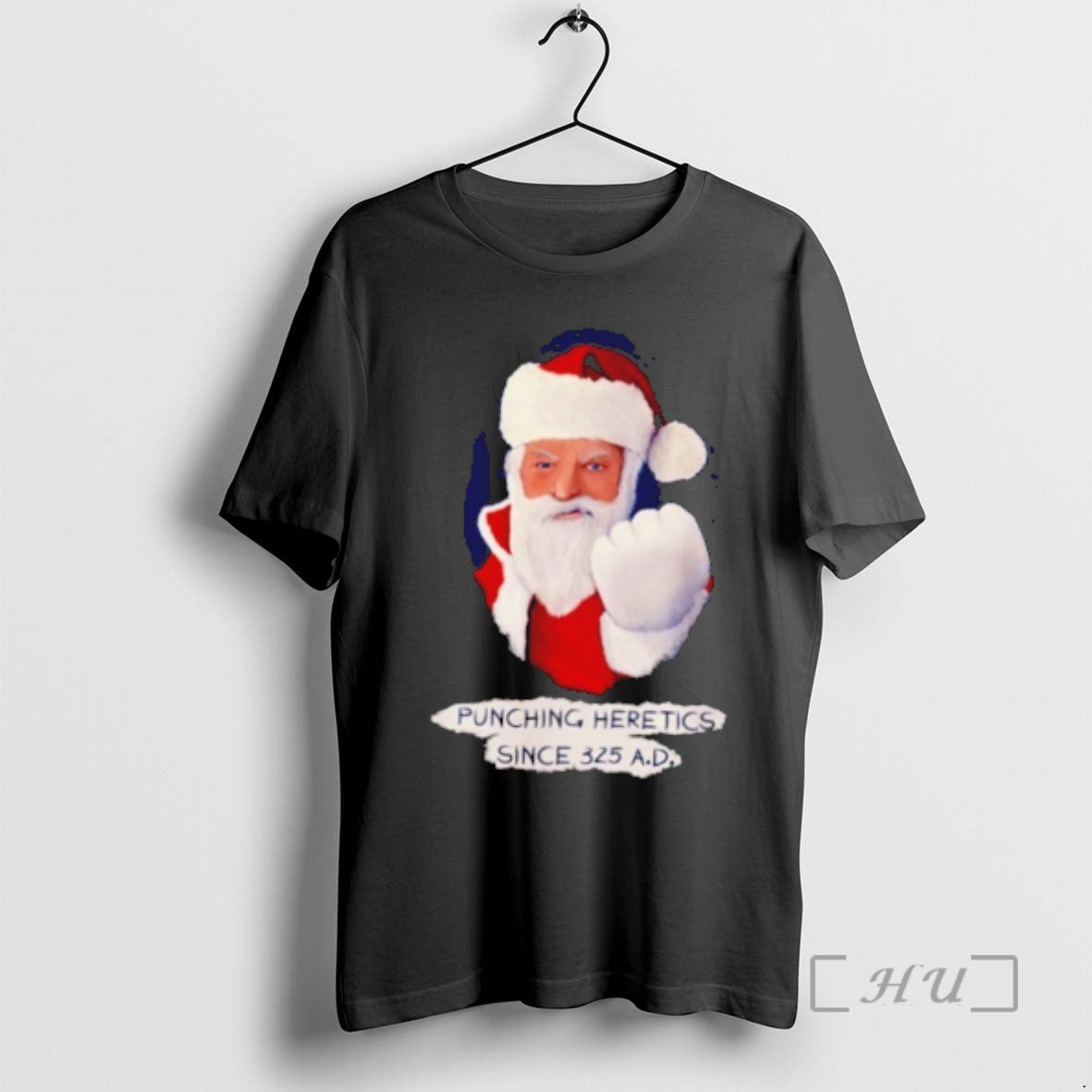 Officials Santa Punching Heretics Since 325 Ad T-Shirts, Hoodie, Sweatshirt | PureTeeCo.com