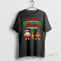 Officials Santa Reindeer And Gingerbread Man This Is My Its Too Hot For Ugly Christmas T-Shirts, Hoodie, Sweatshirt