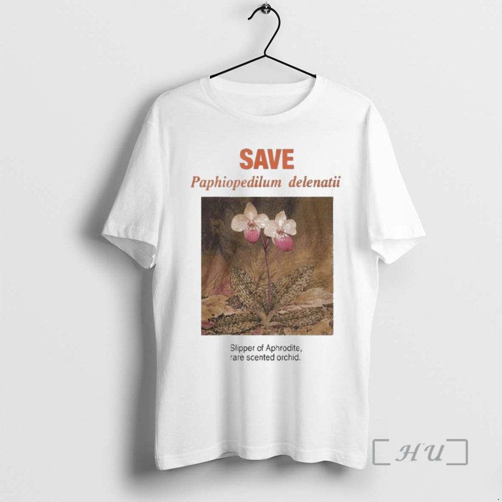 Officials Save Paphiopedilum Delenatii Slipper Of Aphrodite Rare Scented Orchid T-Shirts, Hoodie, Sweatshirt | PureTeeCo.com