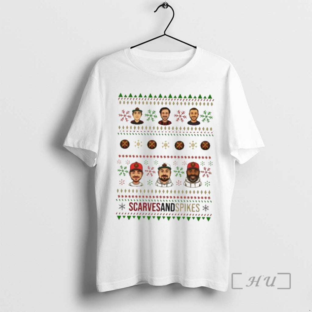 Officials Scarves And Spikes Ugly Christmas Sweat T-Shirts, Hoodie, Sweatshirt | PureTeeCo.com