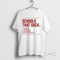 Officials Schools That Suck Checkbox Indiana Hoosier Football Big10 Champions T-Shirts, Hoodie, Sweatshirt | PureTeeCo.com