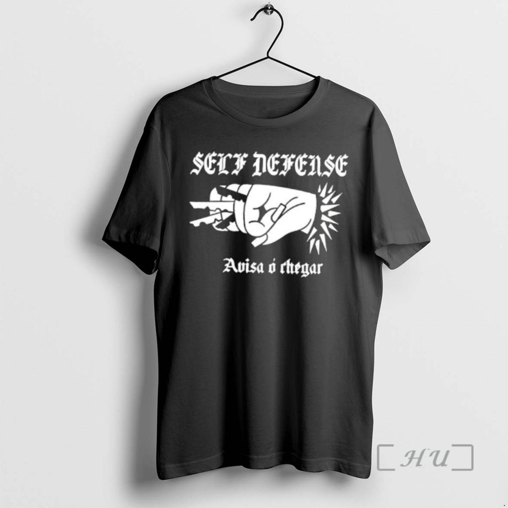 Officials Self Defense Fist With Blades Avisa O Chegar Punk T-Shirts, Hoodie, Sweatshirt | PureTeeCo.com