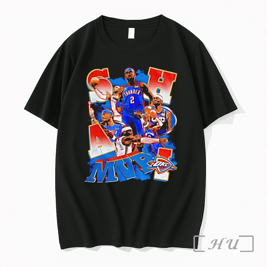 Officials Shai Gilgeous Alexander Okc Thunder Mvp Shai Vintage Graphic