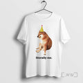 Officials Shiba Inu Meme Literally Me T-Shirts, Hoodie, Sweatshirt | PureTeeCo.com