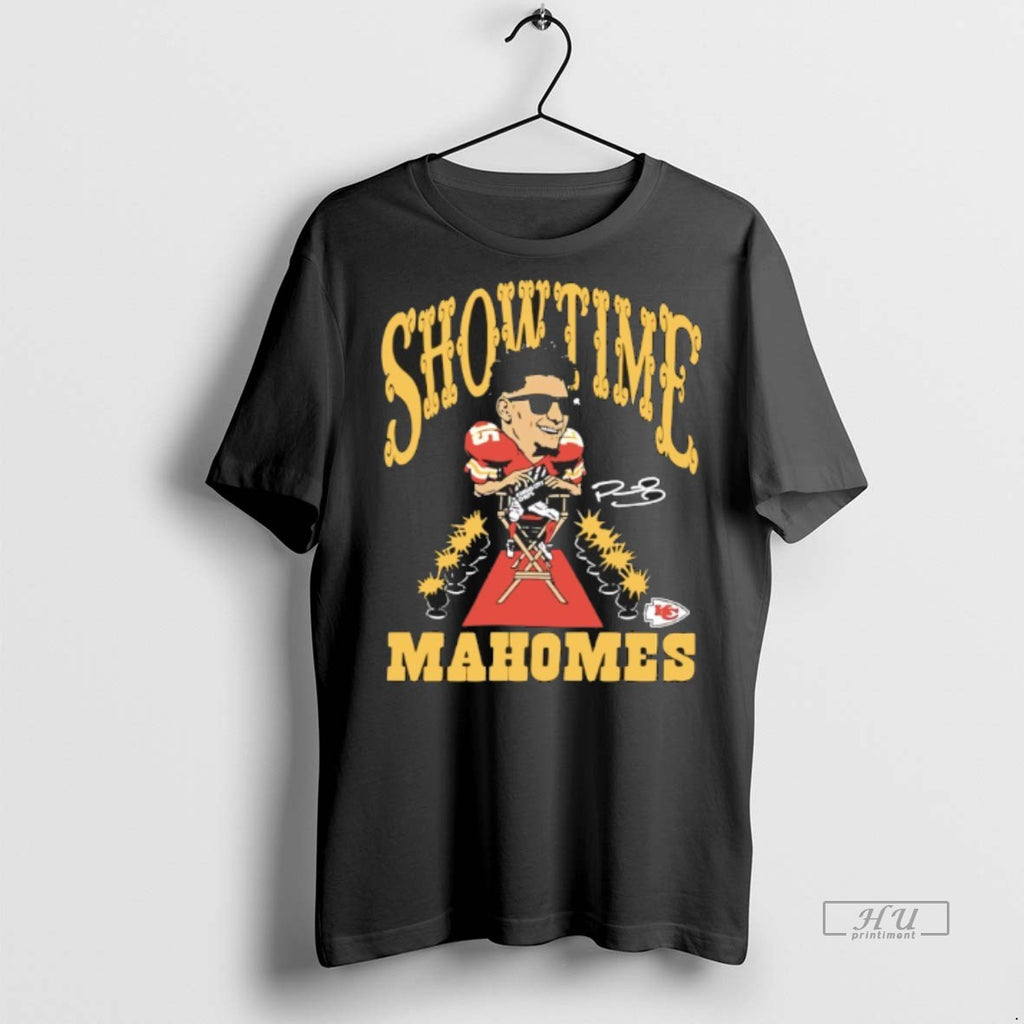 Officials Showtime Patrick Mahomes Kc Chiefs Signature Caricature Shirt Sweater