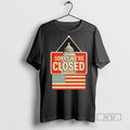 Officials Shutdown Survivor 2025 Government Shutdown The White House Usa Flag T Shirt