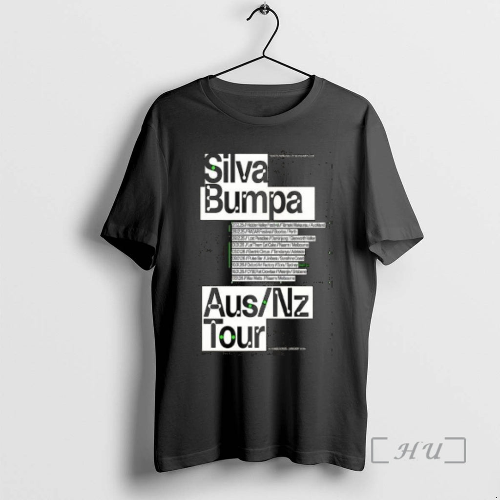Officials Silva Bumpa Australia New Zealand Tour 2026 Circle Black T-Shirts, Hoodie, Sweatshirt | PureTeeCo.com