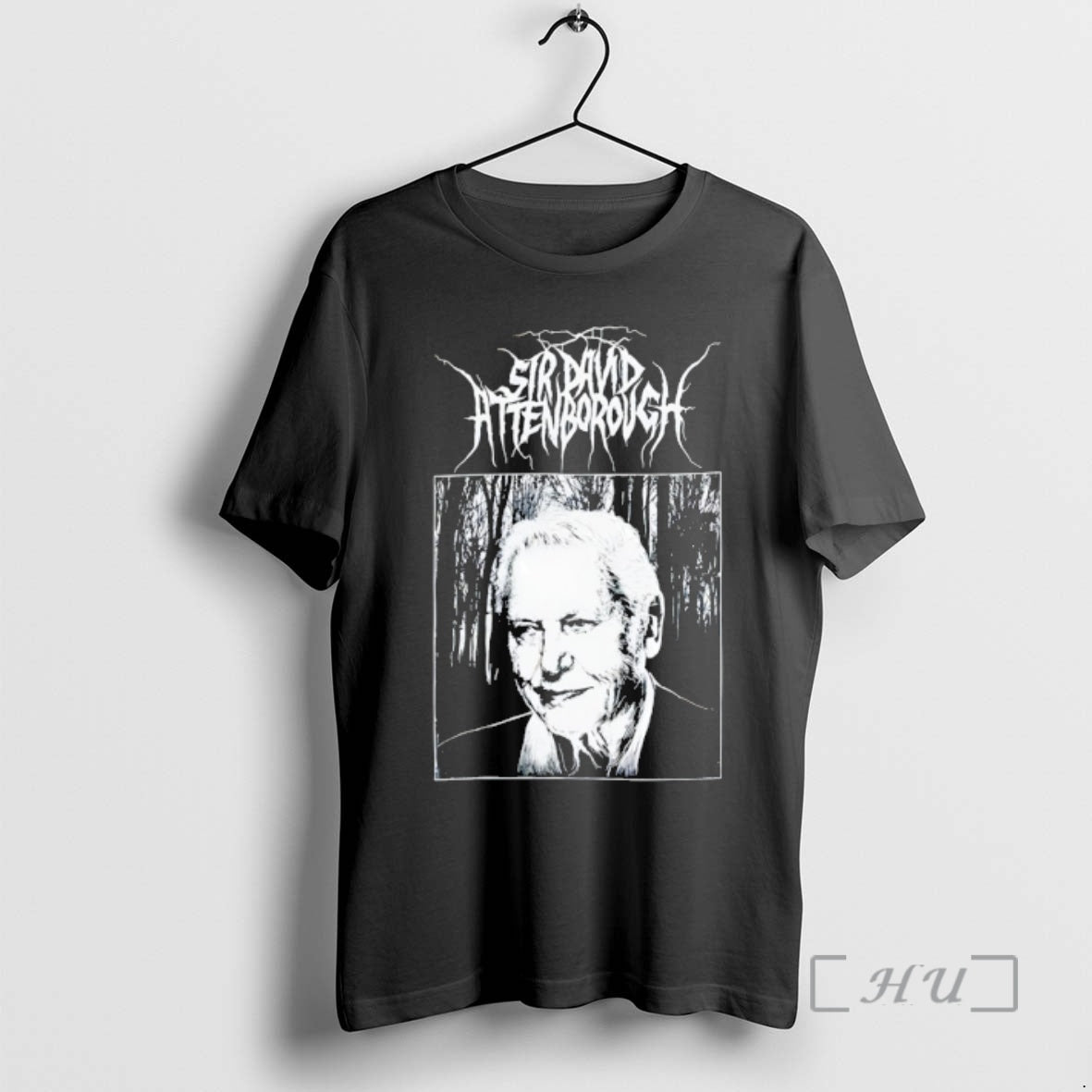 Officials Sir David Attenborough Black Metal Vintage