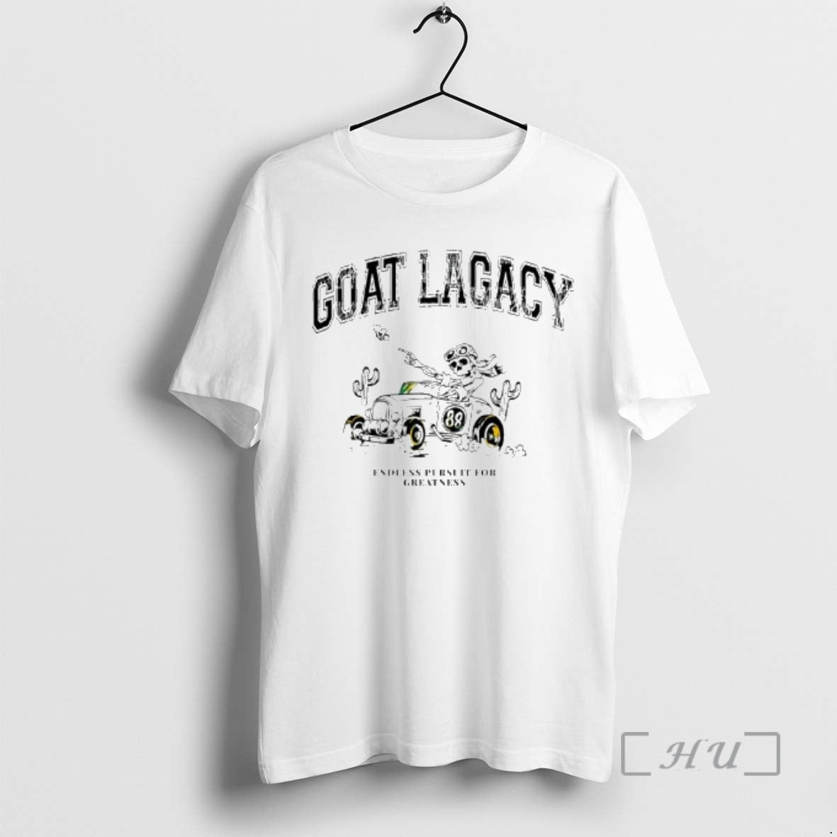 Officials Skeleton 88 Car Goat Lagacy Endless Pursuit For Greatness T-Shirts, Hoodie, Sweatshirt | PureTeeCo.com