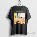 Officials Skull Guitar Simulator Circle Black T-Shirts, Hoodie, Sweatshirt | PureTeeCo.com