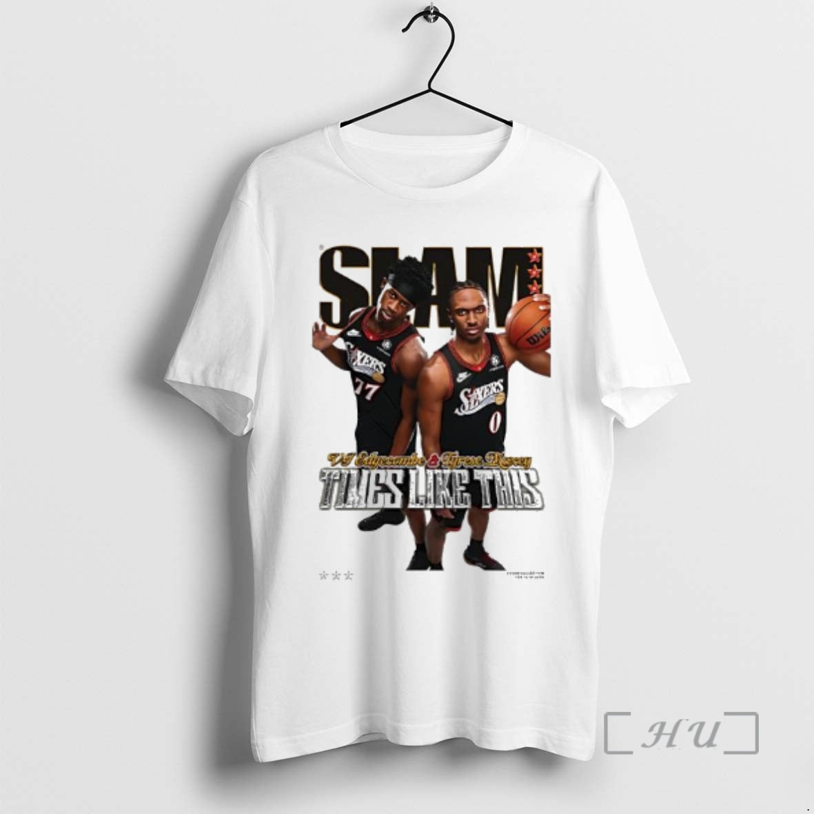 Officials Slam Tyrese Maxey And Vj Edgecombe Time Like This T-Shirts, Hoodie, Sweatshirt | PureTeeCo.com