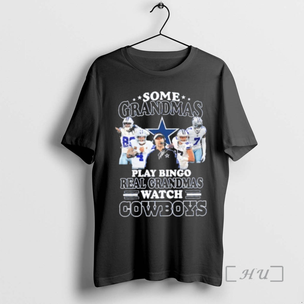Officials Some Grandmas Team Player Play Bingo Real Grandmas Watch Cowboys Premium T Shirts Sweater Hoodie, Sweatshirt