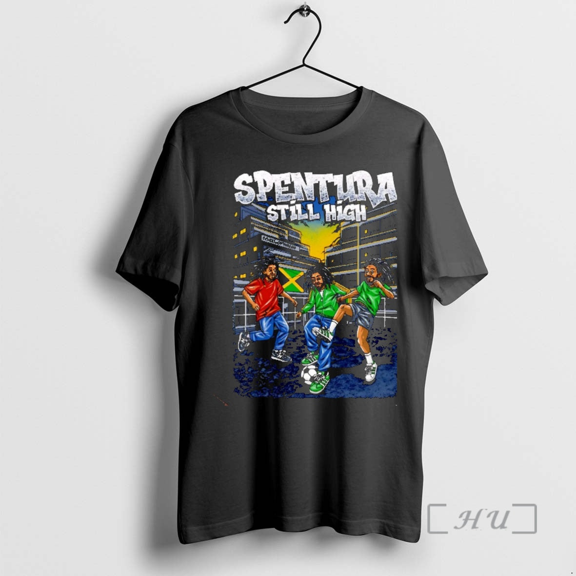 Officials Spentura Still High Soccer Jamaica Flag Christmas T-Shirts, Hoodie, Sweatshirt | PureTeeCo.com