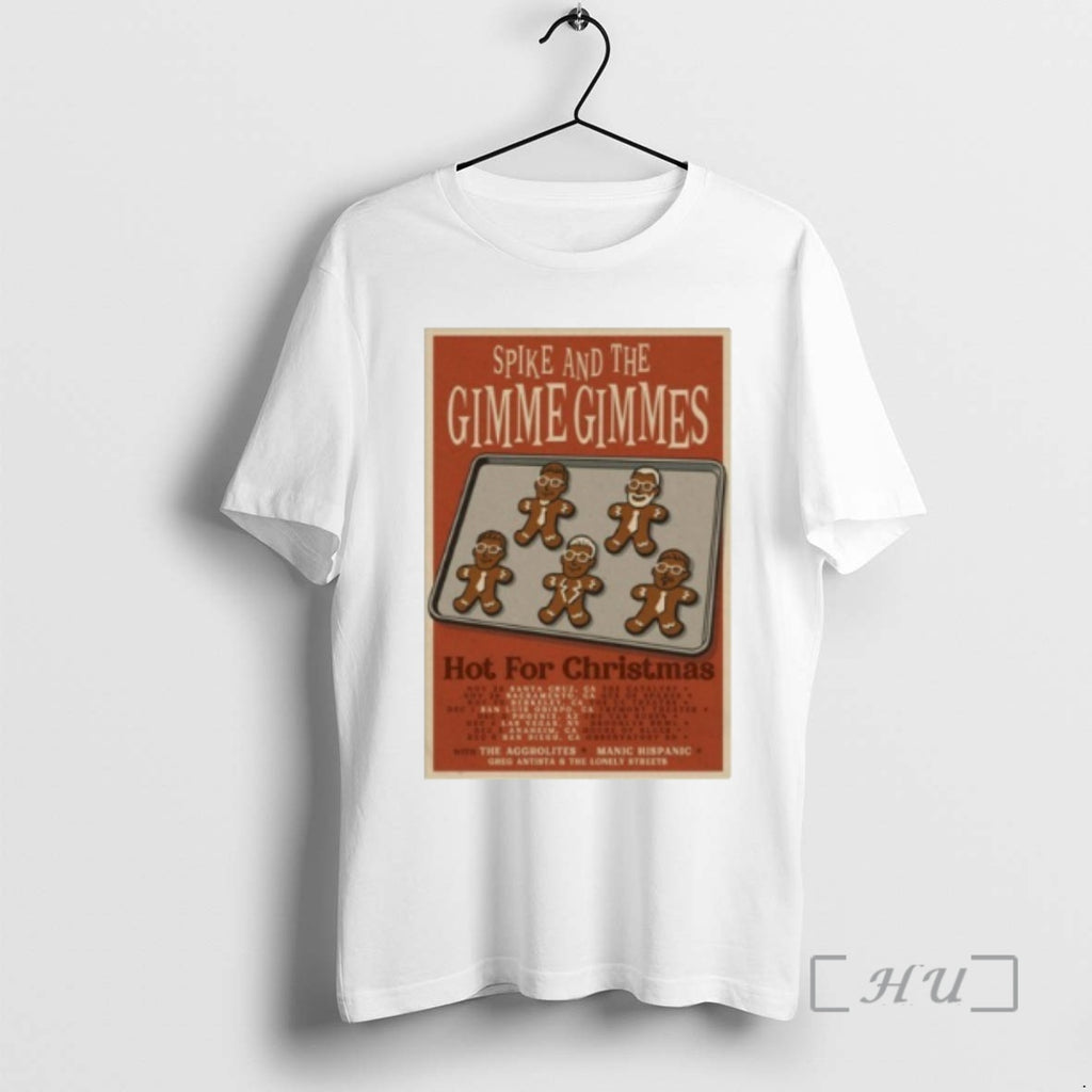 Officials Spike And The Gimme Gimmes Hot For Christmas 2025 Shows Premium T Shirts Sweater Hoodie, Sweatshirt | PureTeeCo.com