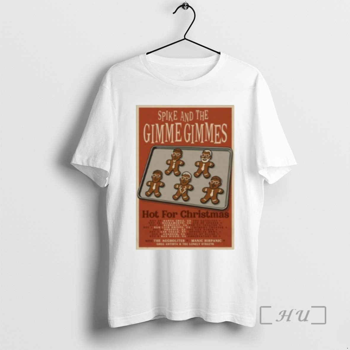 Officials Spike And The Gimme Gimmes Hot For Christmas 2025 Shows Premium T Shirts Sweater Hoodie, Sweatshirt | PureTeeCo.com