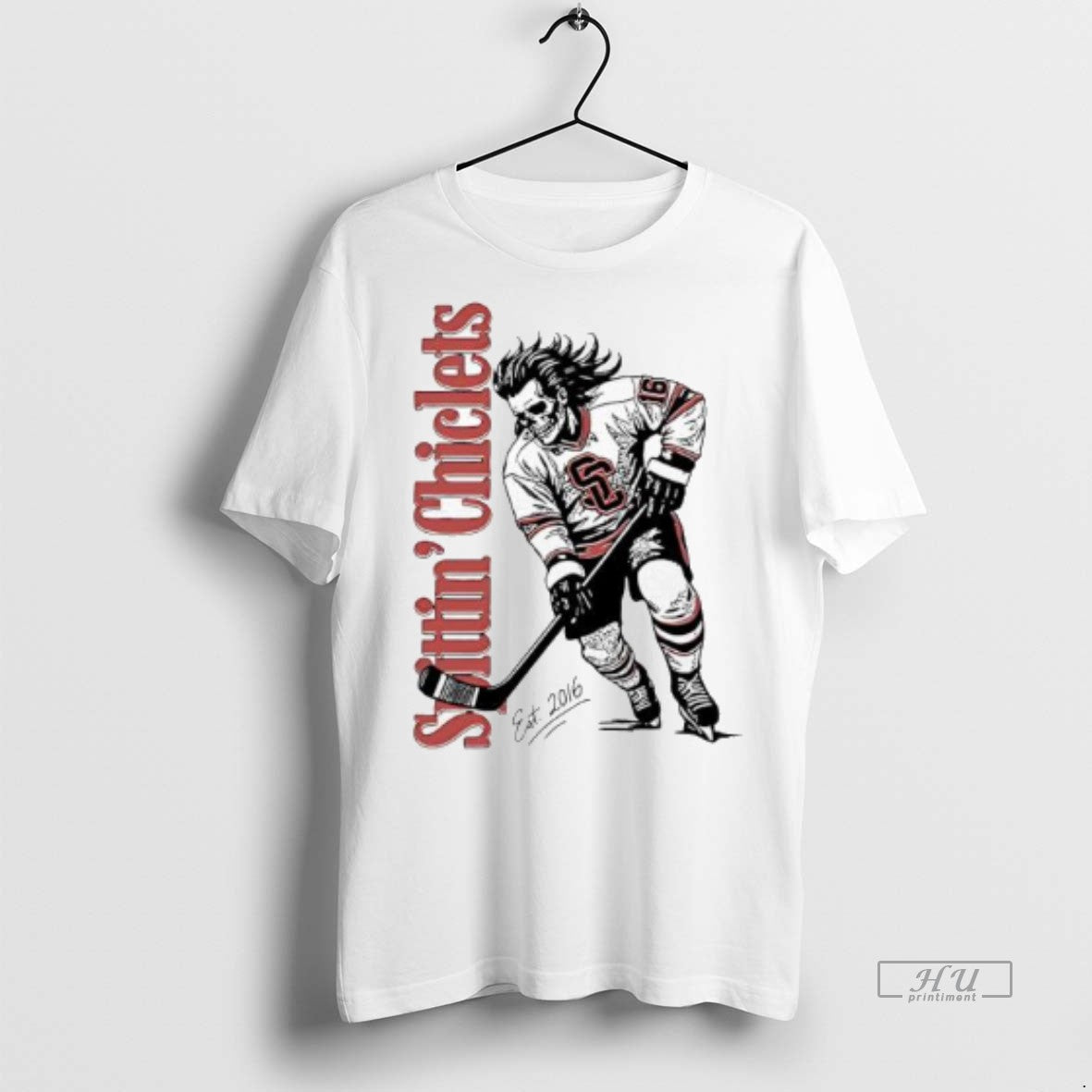 Officials Spittin Chiclets Skullet Vertical Est 2016 Skeleton Player Shirt Sweater