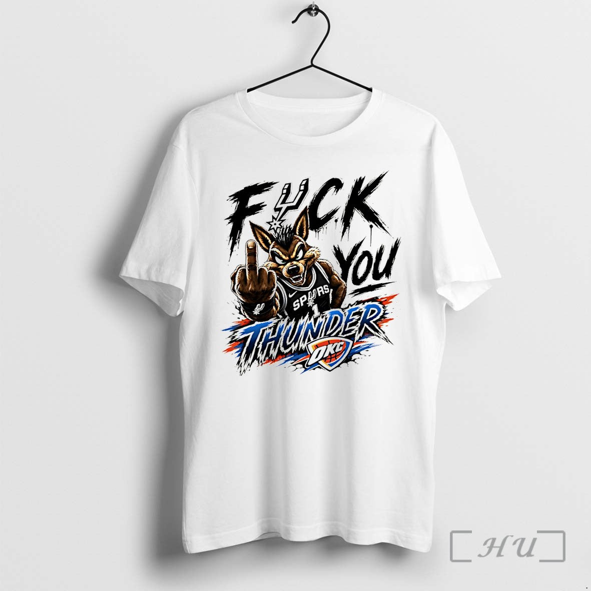 Officials Spurs Vs Thunder Fuck You Thunder Premium T Shirts Sweater Hoodie Jpg