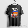 Officials Spurs Vs Thunder Ted The Bear Middle Finger Fuck You Thunder Premium T Shirts