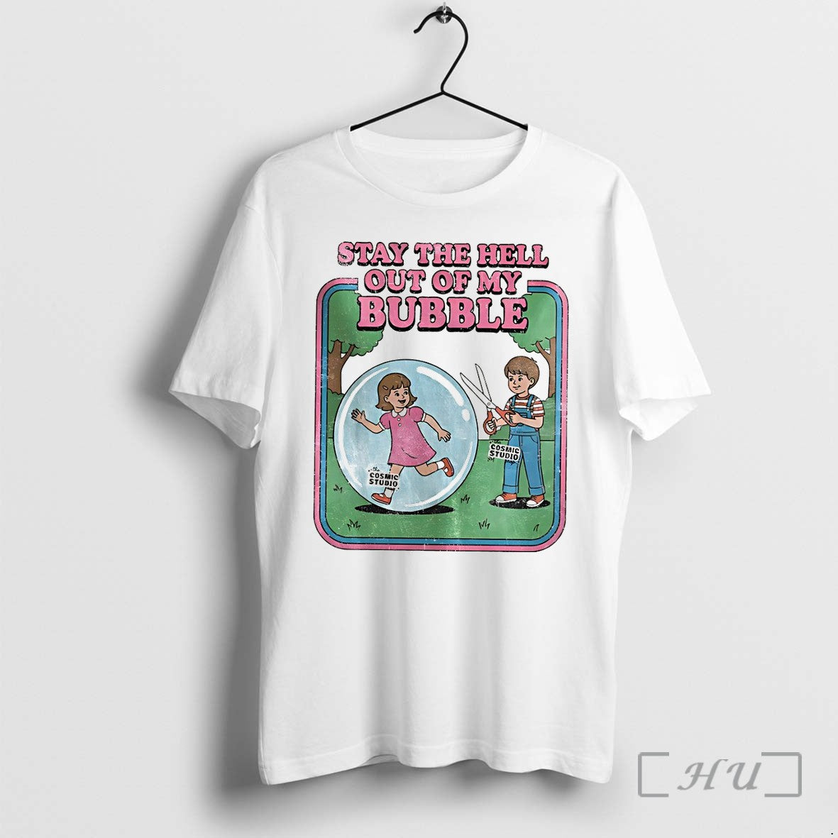 Officials Stay The Hell Out Of My Bubble Premium T Shirts Sweater Hoodie Jpg