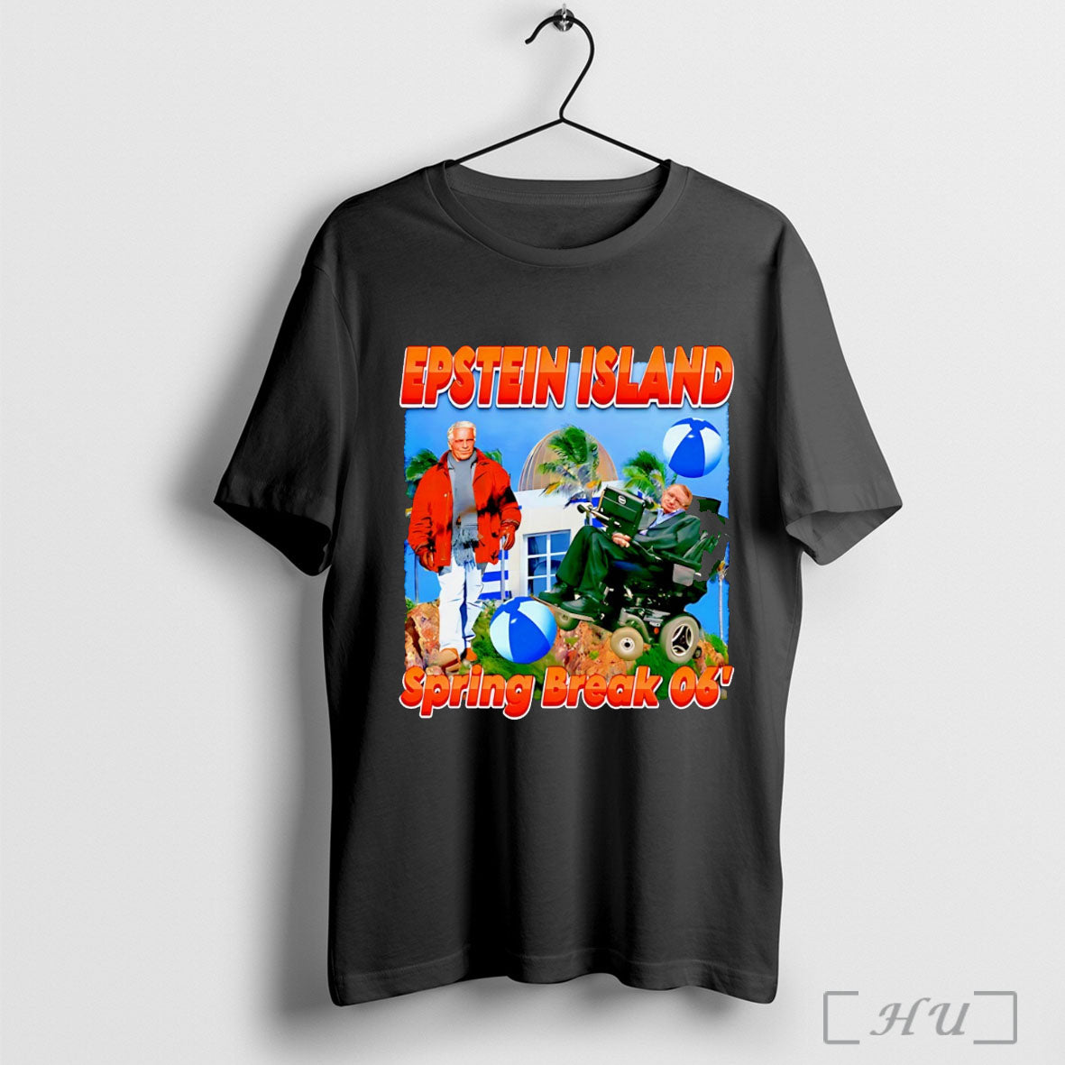 Officials Stephen Hawking Epstein Island Spring Break 06 T Shirt