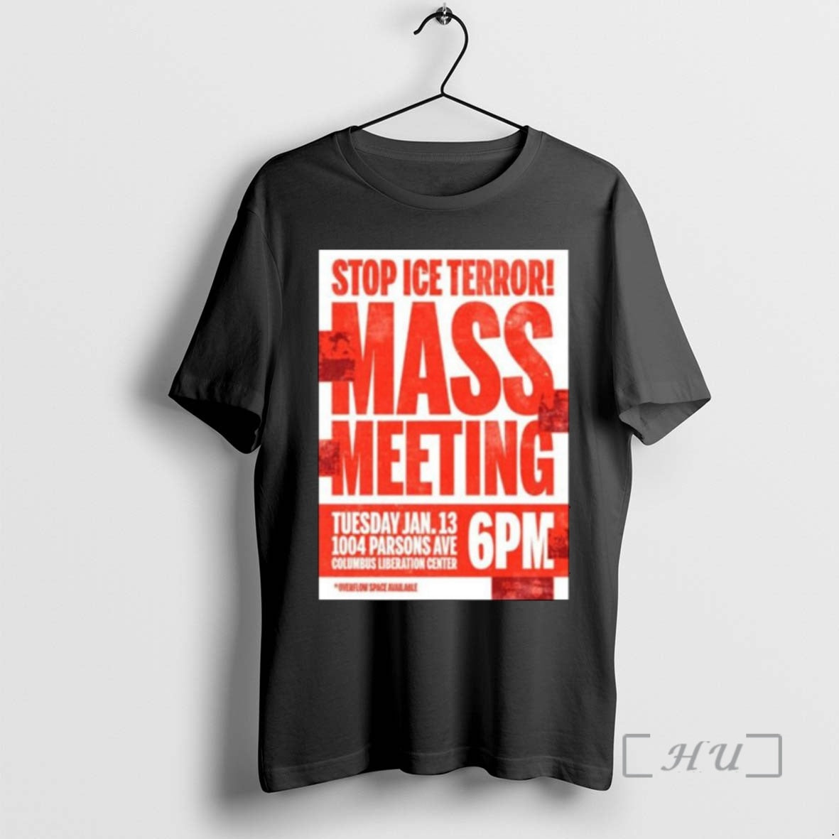 Officials Stop Ice Terror Mass Meeting January 13 2026 T-Shirts, Hoodie, Sweatshirt | PureTeeCo.com