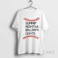 Officials Summer Nights Ballpark Light T-Shirts, Hoodie, Sweatshirt | PureTeeCo.com