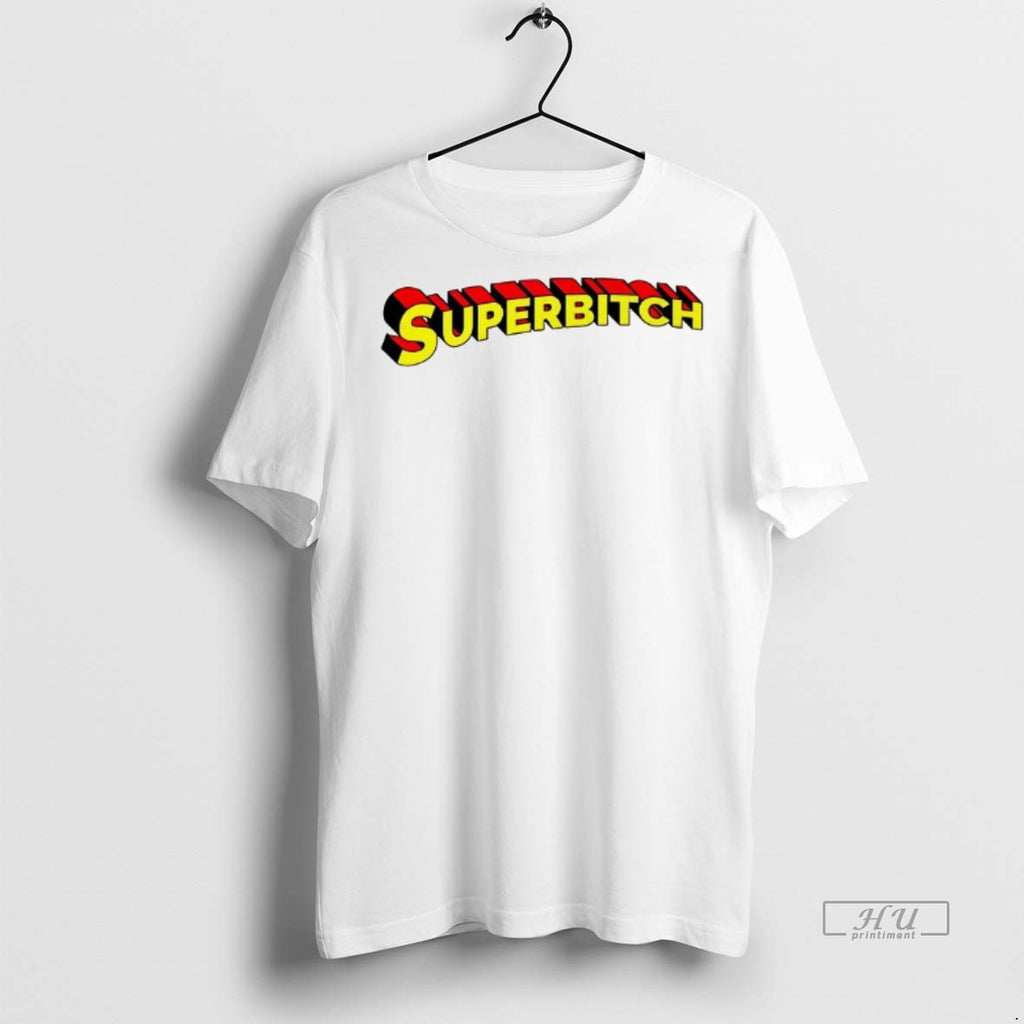 Officials Superbitch Superman Logo Funy Shirt Sweater