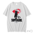 Officials Supergirl Krypto Shes Not Anyones Sidekick Dcu 2026 Superman Logo White Premium T Shirts