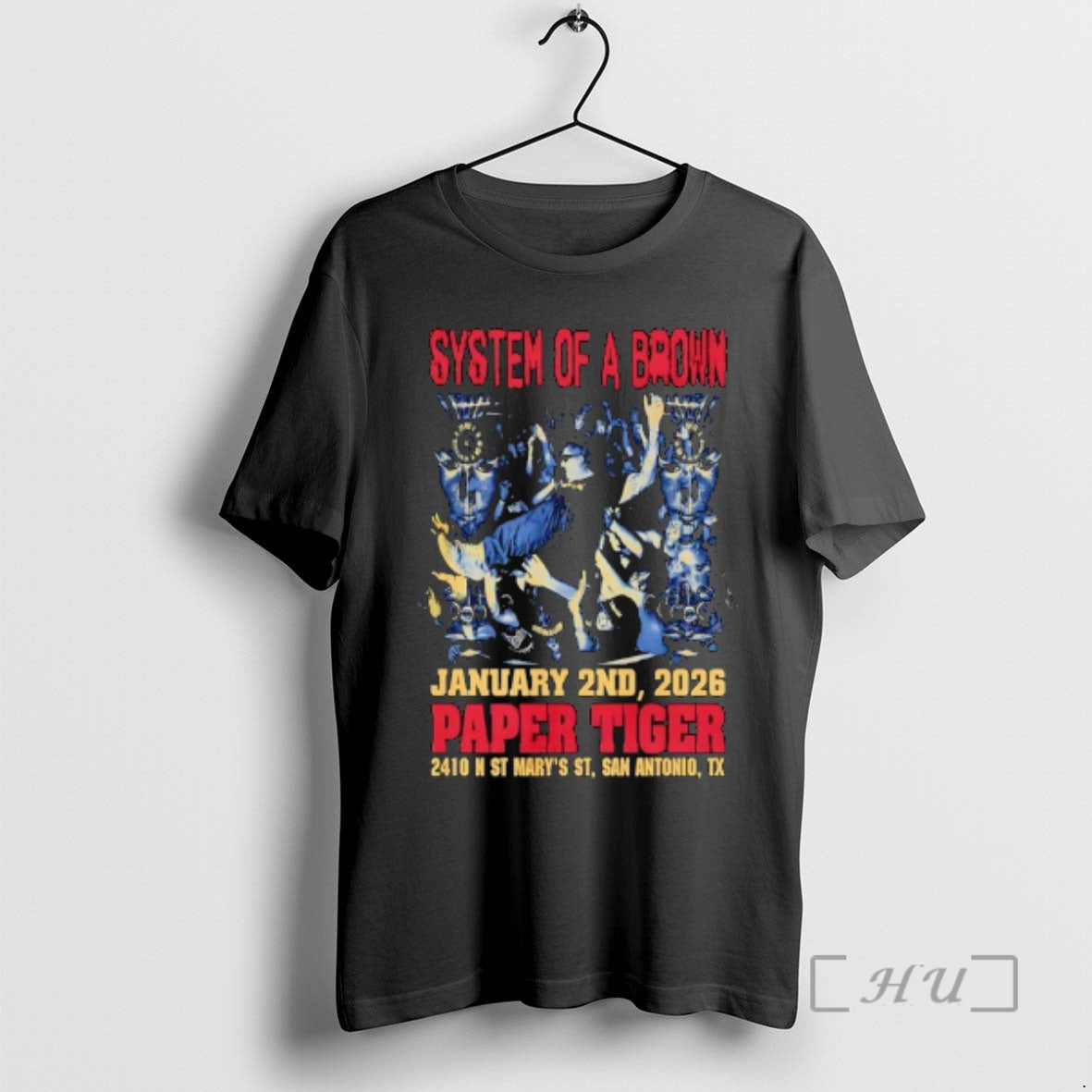 Officials System Of A Brown Event San Antonio Tx On Jan 2 2026 Premium T-Shirts, Hoodie, Sweatshirt | PureTeeCo.com