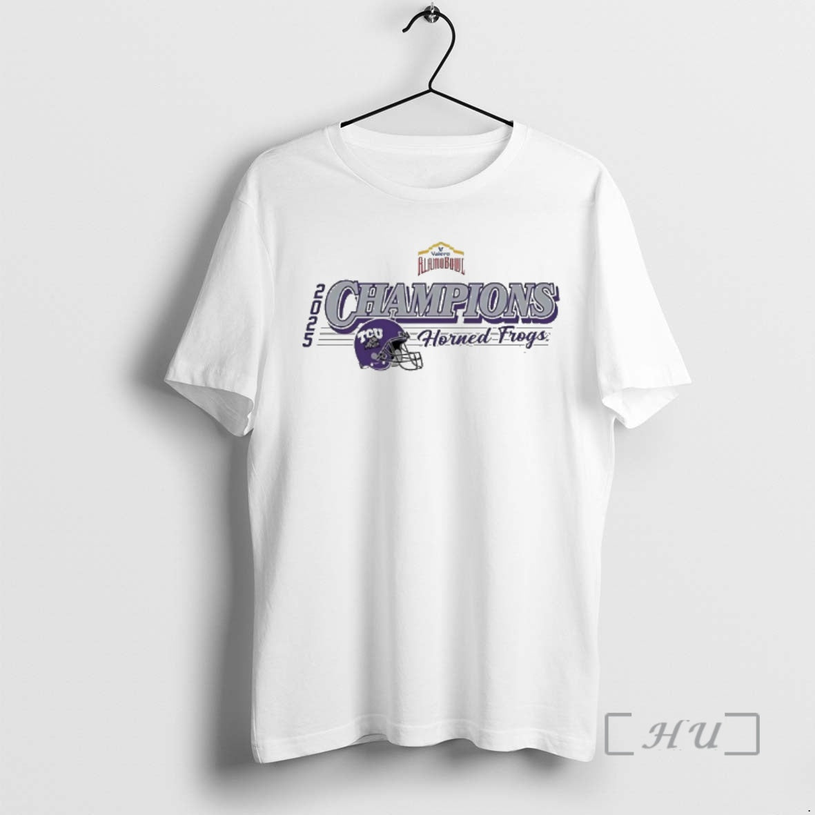 Officials Tcu Horned Frogs 2025 Alamo Bowl Champions Helmet T-Shirts, Hoodie, Sweatshirt | PureTeeCo.com