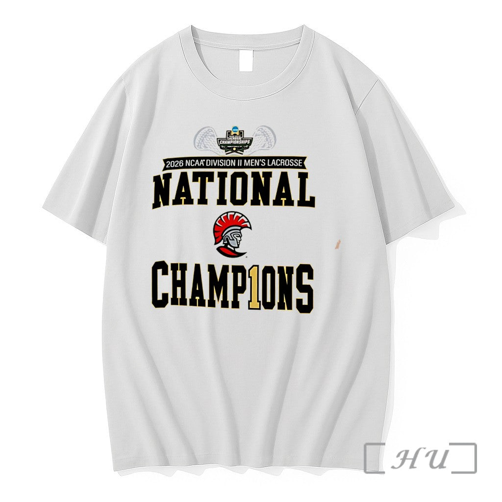 Officials Tampa Spartans 2026 Ncaa Division Ii Mens Lacrosse Champions Tee Premium T Shirts Sweater
