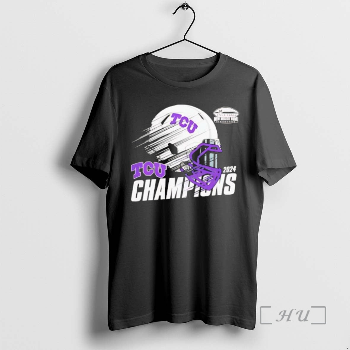 Officials Tcu Horned Frogs 2024 New Mexico Bowl Champions Helmet T-Shirts, Hoodie, Sweatshirt | PureTeeCo.com