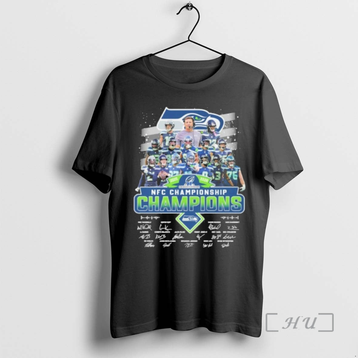 Officials Team Player Nfc Championship Champions Signature T-Shirts, Hoodie, Sweatshirt | PureTeeCo.com