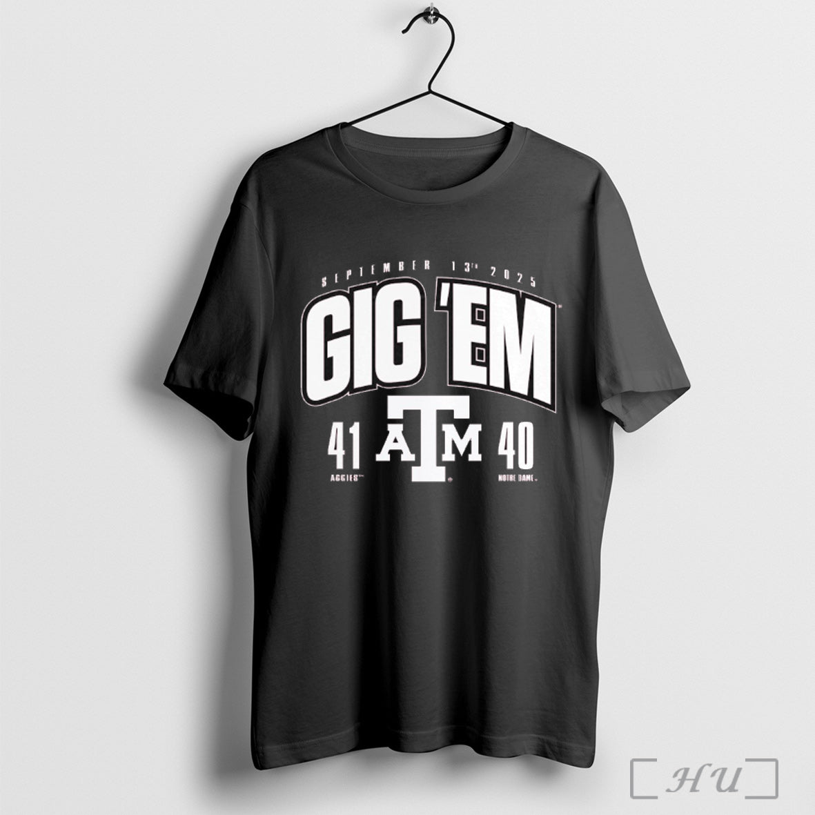 Officials Texas Am Aggies Beat Notre Dame Fighting Irish 41 40 Gig Em September 13th