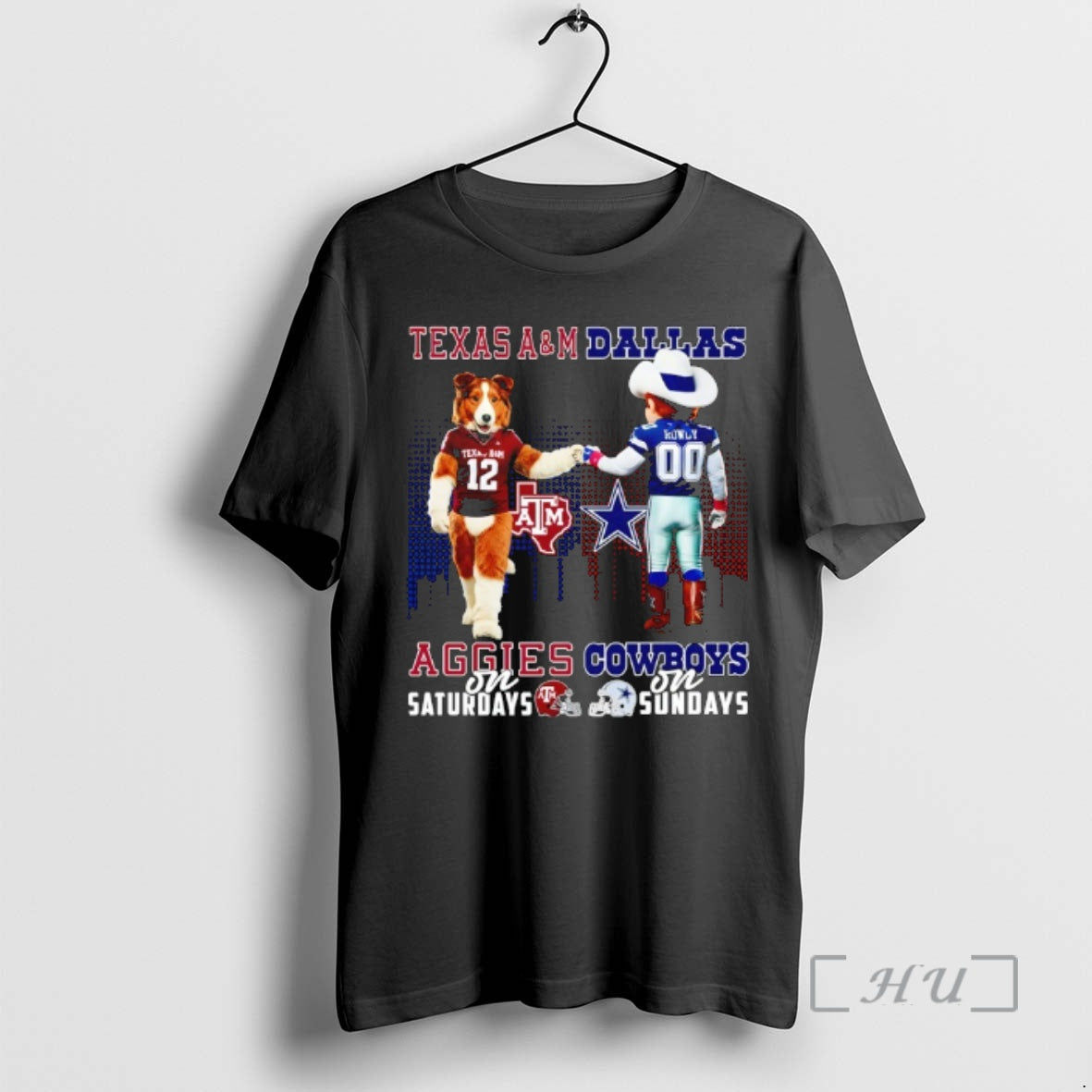 Officials Texas Am Aggies On Saturdays X Dallas Cowboys On Sundays Mascot Premium T Shirts Hoodie, Sweatshirt | PureTeeCo.com