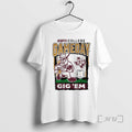 Officials Texas Am Cfp Gameday 1st Round Mascot Gig Em T-Shirts, Hoodie, Sweatshirt | PureTeeCo.com