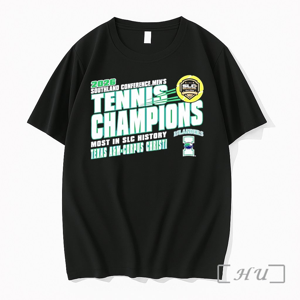 Officials Texas Am Corpus Christi 2026 Southland Conference Mens Tennis Champions Premium T Shirts Sweater