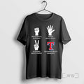 Officials Texas Rangers Nothing Beats Rock Beats Scissors Paper Beats Rock Scissors Beats Paper Premium T-Shirts, Hoodie,...