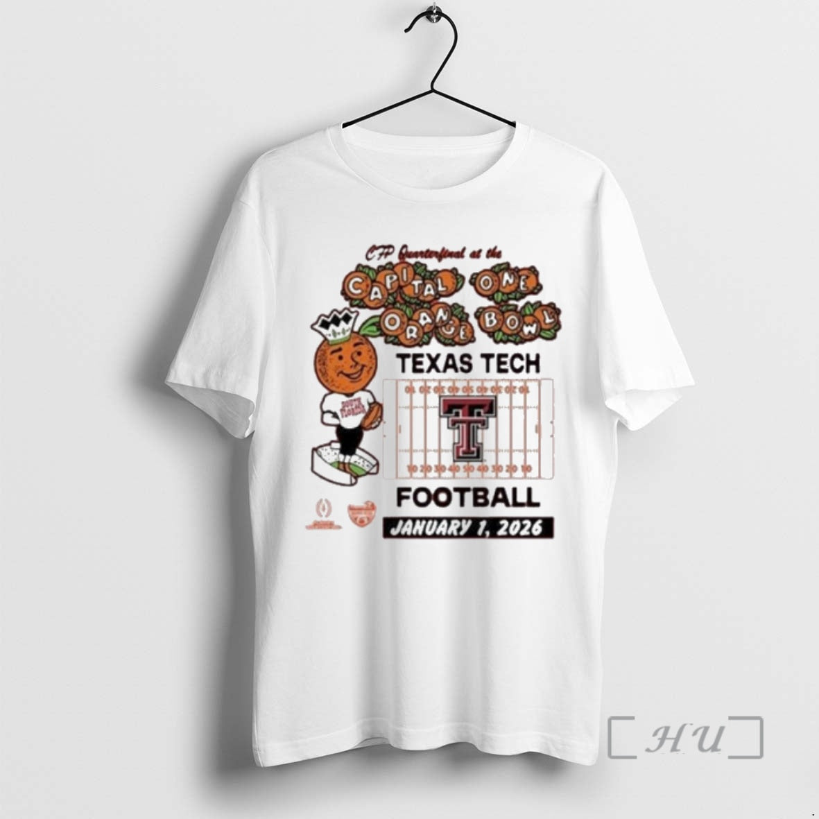 Officials Texas Tech Red Raiders 2026 Orange Bowl January 1st T-Shirts, Hoodie, Sweatshirt | PureTeeCo.com