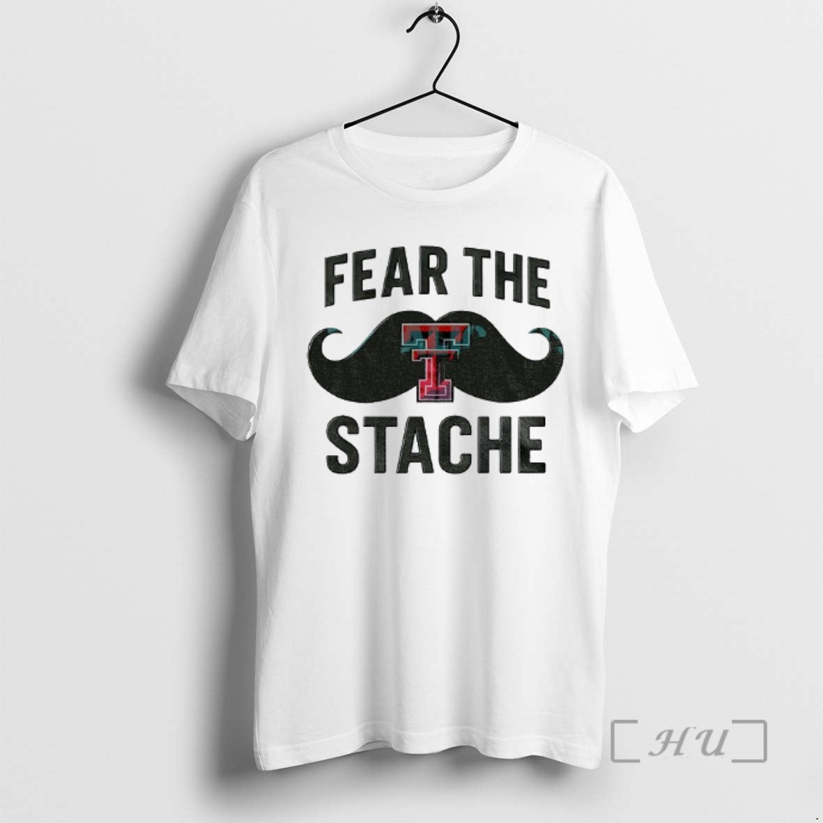 Officials Texas Tech Red Raiders Fear The Stache Game Day Football Logo Premium T Shirts Hoodie, Sweatshirt | PureTeeCo.com