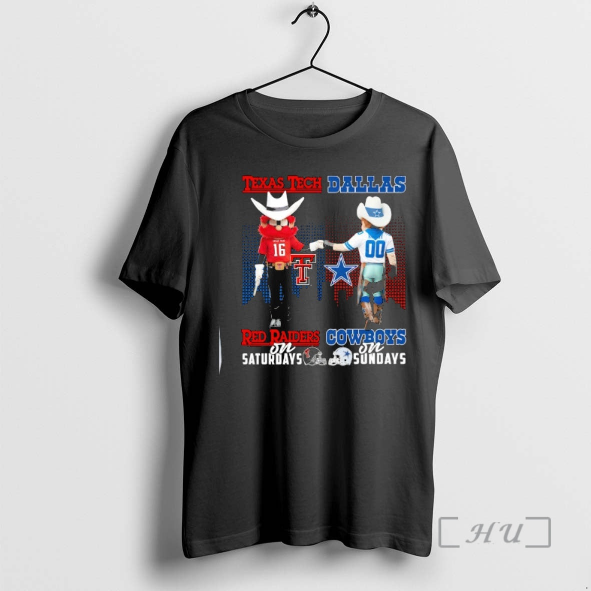 Officials Texas Tech Red Raiders On Saturdays X Dallas Cowboys On Sundays Mascot Premium T-Shirts, Hoodie, Sweatshirt