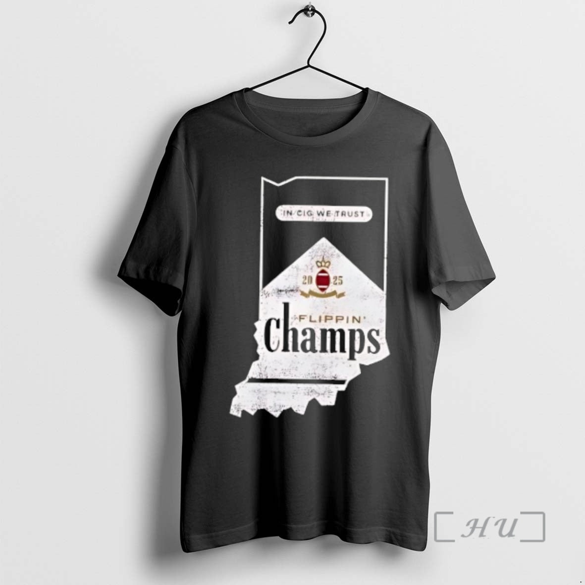 Officials The Hoosiers Are Flippin Champs Map T-Shirts, Hoodie, Sweatshirt | PureTeeCo.com
