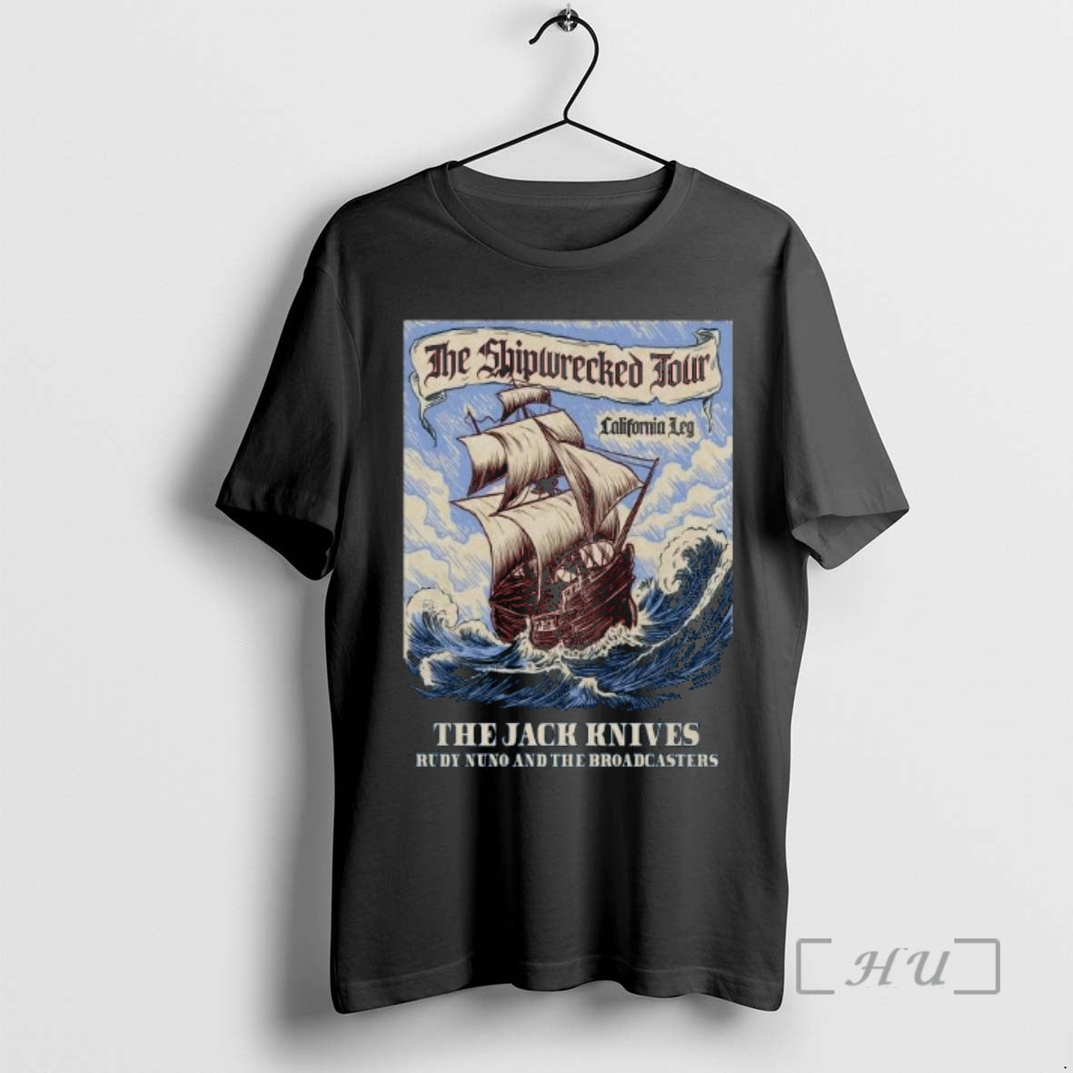 Officials The Jack Knives Shipwrecked California Tour T-Shirts, Hoodie, Sweatshirt | PureTeeCo.com