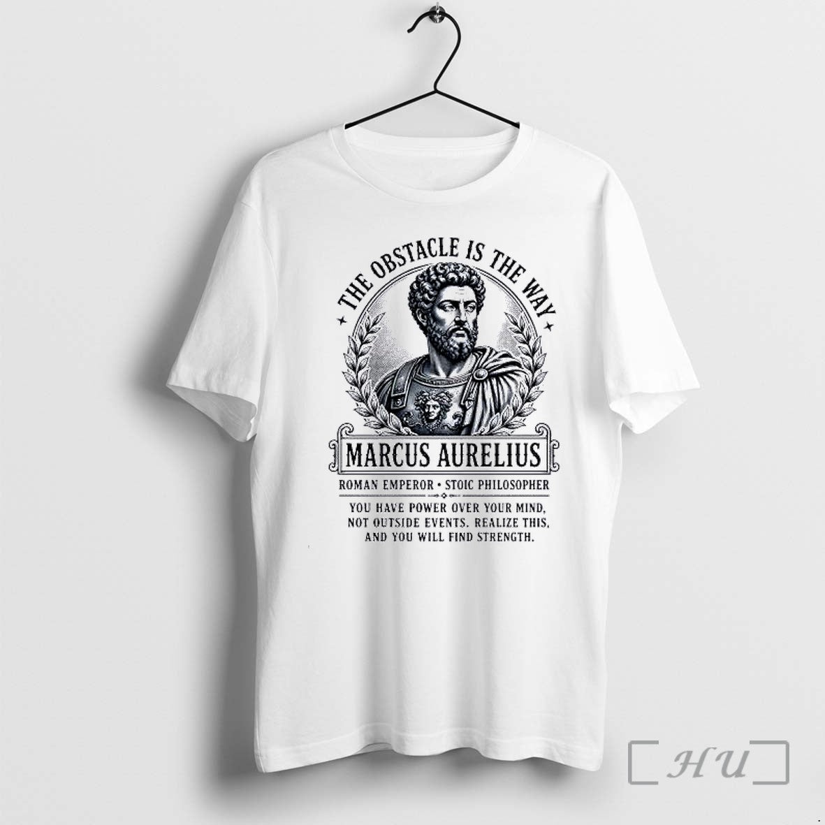Officials The Obstacle Is The Way Marcus Aurelius Roman Emperor Stoic Philosopher Premium T Shirts