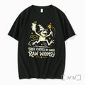 Officials Three Coffees No Lunch Raw Whimsy Frog Wizard Tee