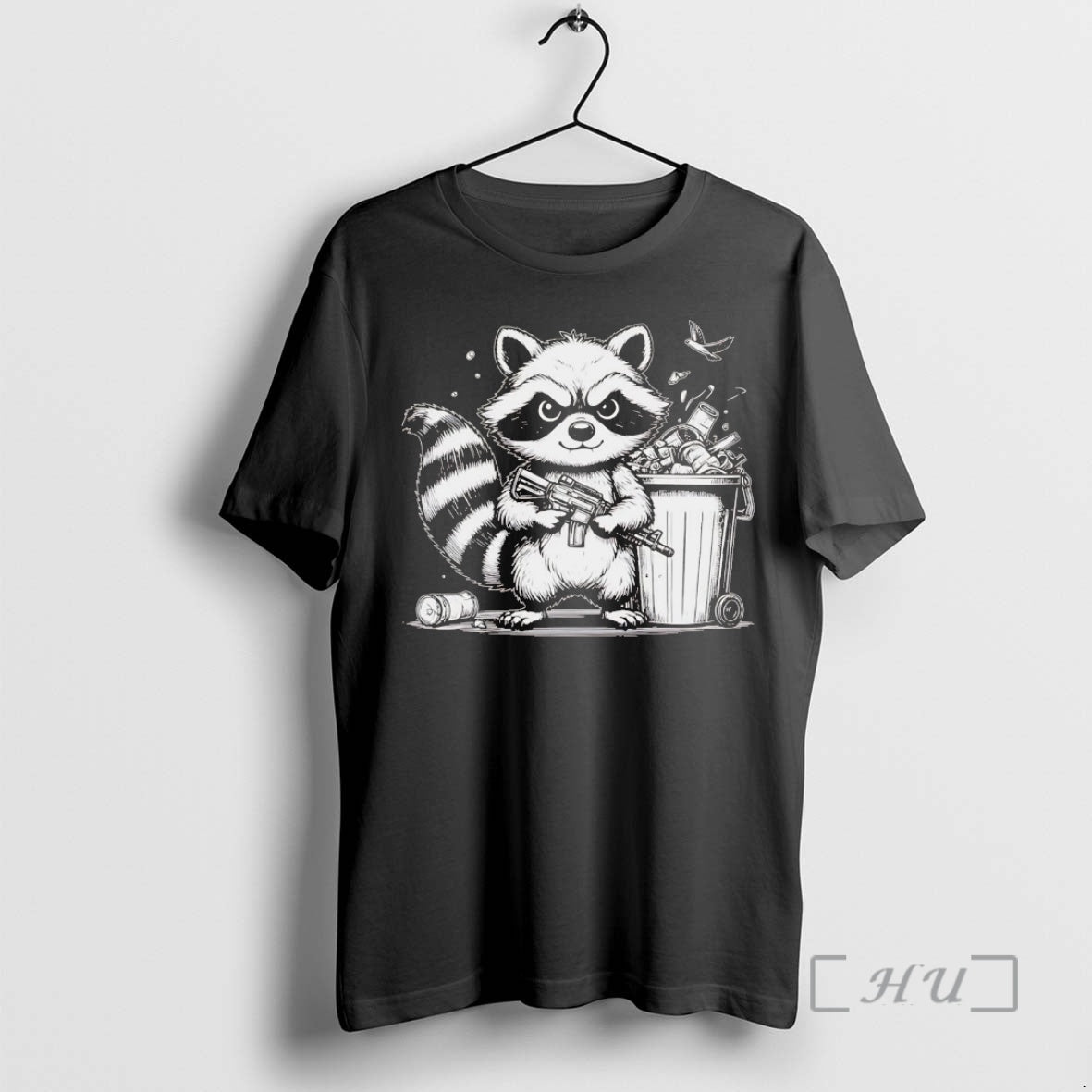 Officials Tiberius The Trash Panda Ar Gun T-Shirts, Hoodie, Sweatshirt | PureTeeCo.com